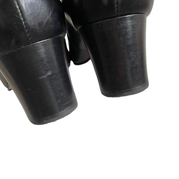 Valleverde Italy Ballet Style Slip On Pumps Heels Shoes Block Heels Black 39 - Picture 10 of 11